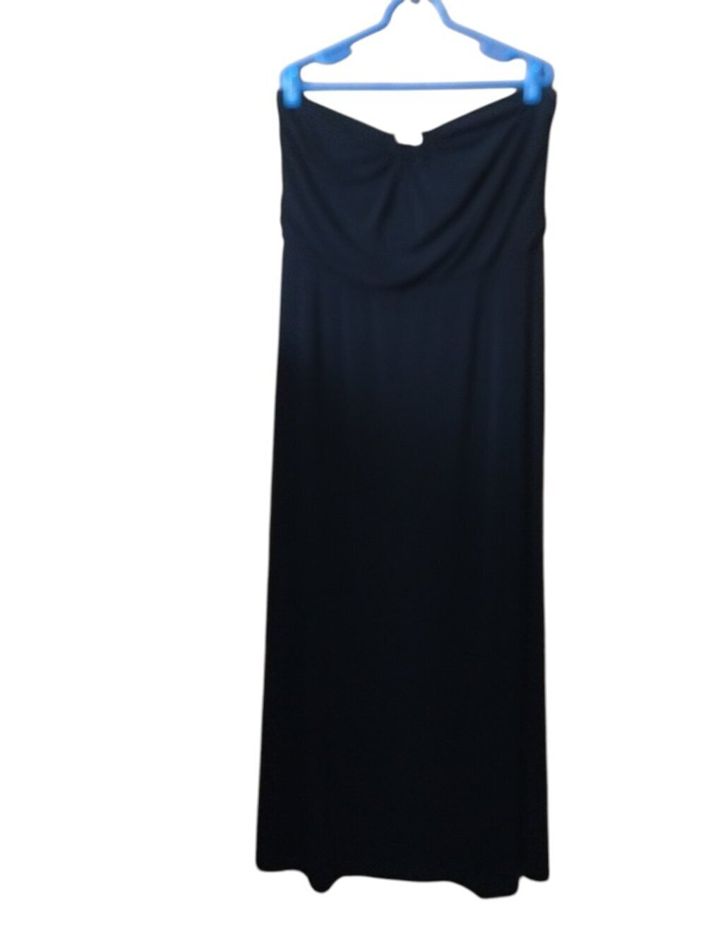 White House Black Market Strapless Black Size Large Maxi Dress Resortwear Party